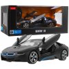 RASTAR BMW i8 čierny model Diaľkovo ovládané auto + diaľkové ovládanie 2,4 GHz 1:14