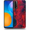 Picasee silikónový čierny obal pre Huawei P Smart 2021 - Organic red
