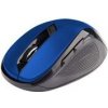 C-TECH Myš WLM-02/Ergonomická/Optická/Pre pravákov/1 600 DPI/Bezdrôtová USB/Čierna-modrá WLM-02B