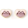 Pusheen Náušnice pre dievčatá mačka Pusheen srdiečka EPTCE0104