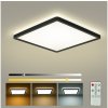 Brilagi | Brilagi - LED stmievateľné svietidlo ULTRA SLIM LED/18W/230V 30x30 cm čierne + D | BG2082
