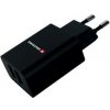 Nabíjačka do siete Swissten 2x USB 2,1 A (22033000) čierna