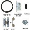 Montážna sada ECLISSE SYNTESIS LINE BATTENTE - Do výšky prechodu 2399 mm - Dózický BB zámok (3 pánty)