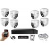 MS 4K IP 8 kamerový set so switchom 8 Mpix WDome (6376K8B) (Monitorrs Security)