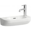 Laufen Lua - Umývadielko 50x23 cm, s prepadom, otvor na batériu vpravo, LCC, biela H8150824001061