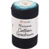 Yarn Art Macrame Cotton Spectrum 225 m 1310 Black Blue Špagát