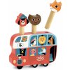 Vilac Dřevěná vystřelovací hra Autobus se zvířátky
