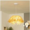 | Brilagi - LED závesný luster na lanku CERIA BOHO 1xE27/40W/230V pr. 40 cm rafia | EG300171+EG781148