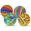 Lampión guľa papier priemer 25cm 3 farby v sáčku bez prútika karneval