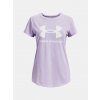 Dievčenské tričko Under Armour UA SPORTSTYLE LOGO SS Fialová YLG