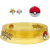 Jazwares Pokémon Double Spin Battle set s bojištěm - Pikachu, Mew a 2 Pokebally (191726768722)