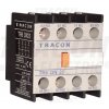 Tracon Blok čelných pomocných kontaktov k stykačom TR1D/F a TR1E 230V, 50Hz, 2A, 4×NO TR6DN40