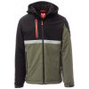 Payper WISE PAD Zateplená softshellová bunda S, Military green-Black