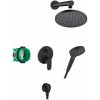 Hansgrohe Vernis Blend Sprchový set 200 s batériou pod omietku, čierna 27911670-HG