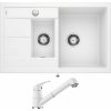 Blanco METRA 6 S Compact biely s excentrom 513468 + Blanco DARAS-S biela 517735