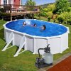 Nadzemný bazén GRE Fidji ovál 6,1 x 3,75 x 1,2 m s pieskovou filtráciou