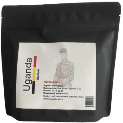 KÁVOHOLIK Štefánik Uganda 100% arabika 250 g