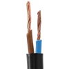 Kábel CYSY 2x1 H05VV-F čierny