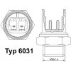 Teplotný spínač ventilátora chladenia BorgWarner (Wahler) 6031.100D