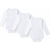 Biele body s dlhým rukávom | Čistý štýl a pohodlie | KidsPlanet.sk Veľkosť: 74 cm (9 mesiacov)