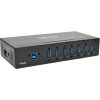 EATON Rozbočovač 7x USB 3, priemyselný, odolnosť ESD 20kV, kovové púzdro, možnosť montáže U360-007-IND