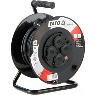 Rozšíření bubnu Yato 30m/4 zásuvky 230V H05R-F 3x1.5m2 (YT-81053)