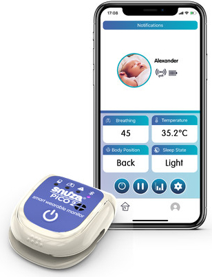 Snuza Monitor Dychu Smart Snuza Pico + Avent Baby Monitor SCD501