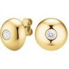 Rosefield Nadčasové pozlátené náušnice Solitaire JEBSG-J1198
