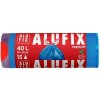 ALUFIX Vrecia na odpadky zaťahovacie 40 l 20µm 15 ks modrá
