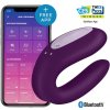 Satisfyer Double Joy Con App Purple - Vibrátor Pre Páry