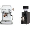 Ascaso Dream PID, Cloud White + Eureka Mignon Zero, BL black