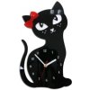 Sammer Hodiny do detskej izby mačka v rôznych farbách CatBlack Biela