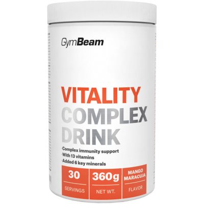 GymBeam Vitality Complex Drink 360 g zelené jablko