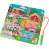 Bigjigs Toys Magnetické bludiště Farma