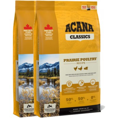 Acana Classics Prairie Poultry 2 x 17 kg