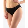 GINA Dámske bezšvové nohavičky s úzkym bokom Eco Bamboo | 00037P - čierna, S/M