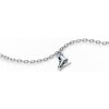 Detský strieborný náramok D for diamond B4746