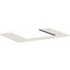 Hansgrohe Xilesa E Doska pod umývadlo, 78x55 cm, výrez uprostred, matná béžová 54269780-HG