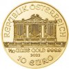 Münze Österreich zlatá minca minca Wiener Philharmoniker 2022 1/10 Oz