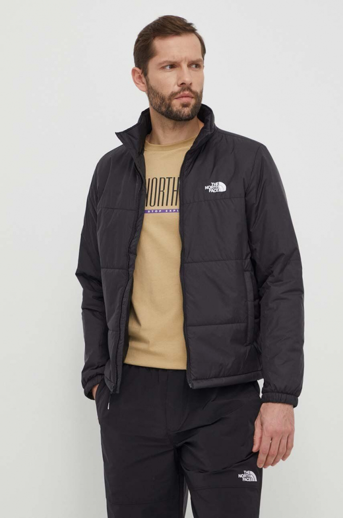 The North Face bunda GOSEI PUFFER pánska čierna zimná NF0A8795JK31