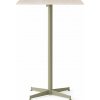 Barový stôl Nook Star Base Ceramic s olivovou podstavou, štvorcový, 103 cm