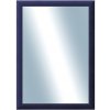 DANTIK - Zrkadlo v rámu, rozmer s rámom 50x70 cm z lišty LEDVINKA modrá (1444)