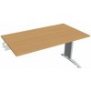 Hobis Pracovný stôl Flex, 140x75,5x80 cm, buk/kov