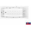 Sanovo WISTERIA KOMBI ELEKTRO 170x75 - obdĺžniková hydromasážna vaňa (WIS_170x75KE)