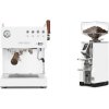 Ascaso Steel DUO PID PLUS, White&Wood + Eureka Mignon Libra, CR white