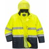 Portwest S166 Lite Two Tone Traffic Reflexná bunda žltá/tmavomodrá S