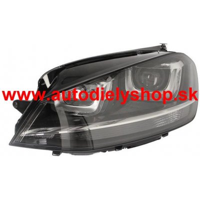 VW GOLF VII 2012- Predné svetlo, ľavé /DEPO-LAMP/ D3S-H7