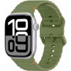 eses Športový silikónový remienok so zapínaním na sponu pre Apple Watch 38 mm/40 mm/41 mm/42 mm Farba: zelená