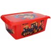 OKT Fashion Hasič Sam Plastový box červený 10 l 39 x 29 x 14 cm