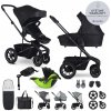 EASYWALKER Kočík kombinovaný Harvey⁵ Midnight Black XXL AIR + KIDDY Evoluna i-size 2 + základňa